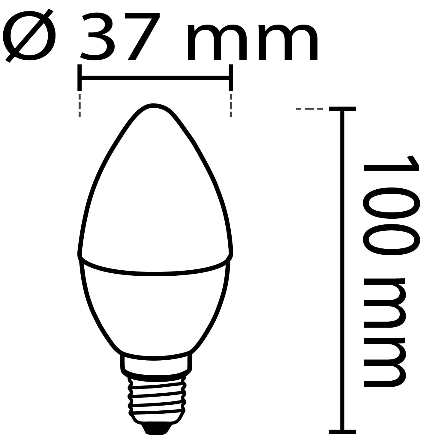 Noas 7W LED Buji Ampul Beyaz Işık